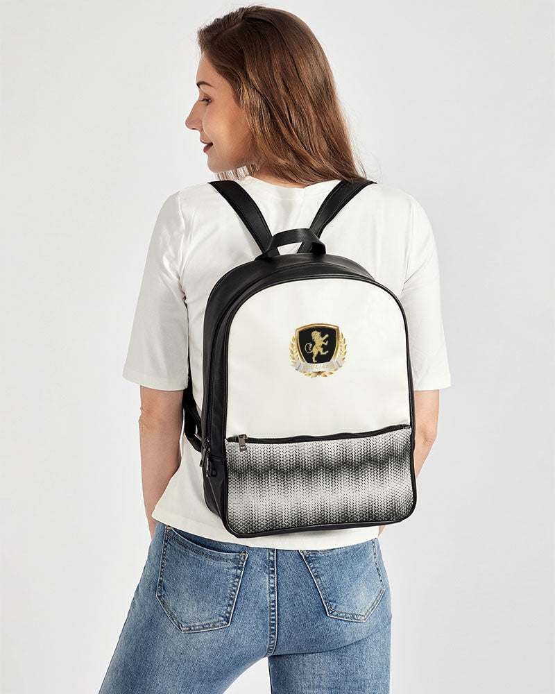 Black Ice Classic Faux Leather Backpack