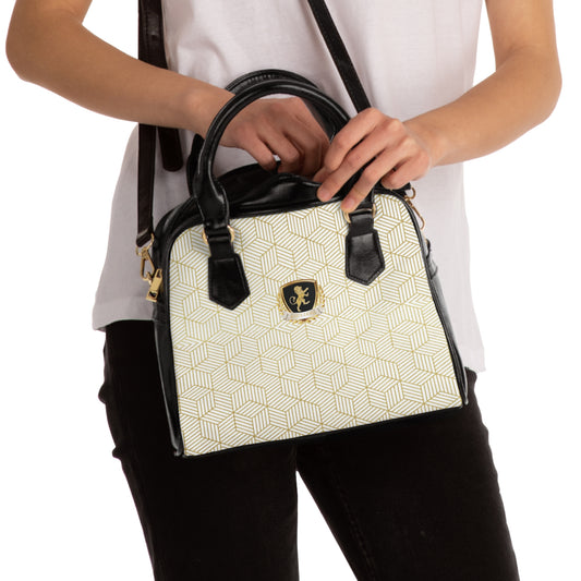 White Gold Shoulder Handbag