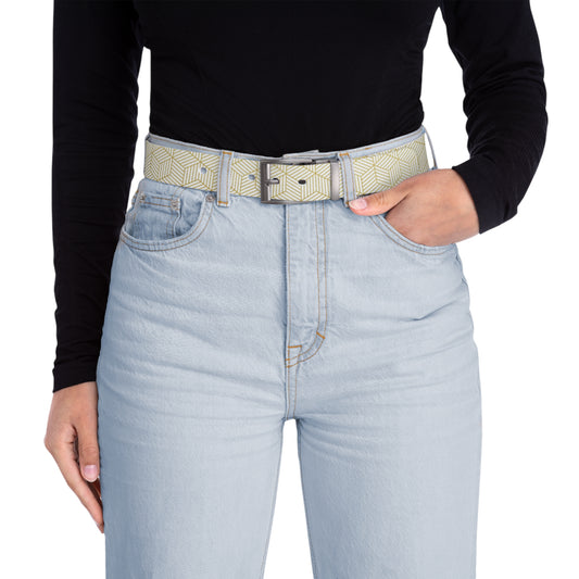 White Gold Thermoplastic Polyurethane Belt