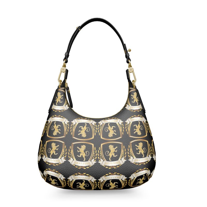 Giuliano Designer Leather Curve Mini Bag