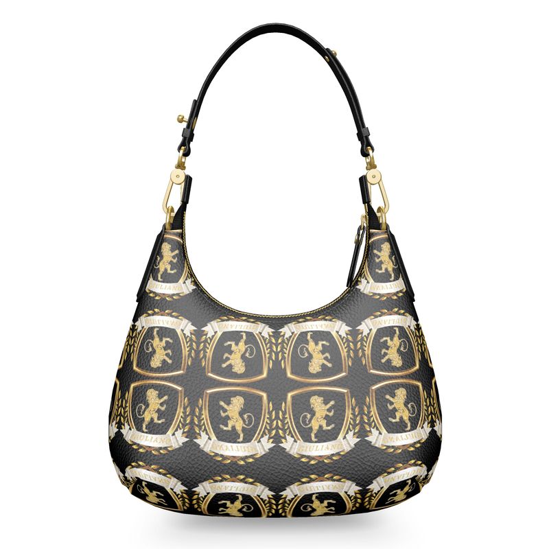 Giuliano Designer Leather Curve Mini Bag