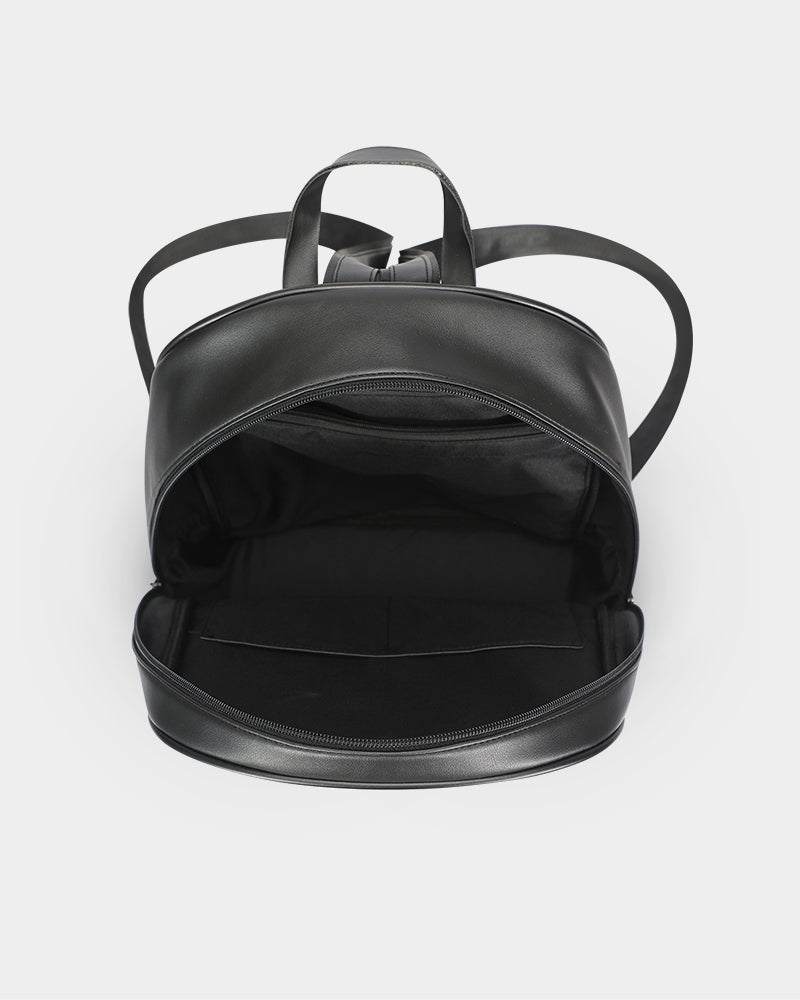 Black Ice Classic Faux Leather Backpack