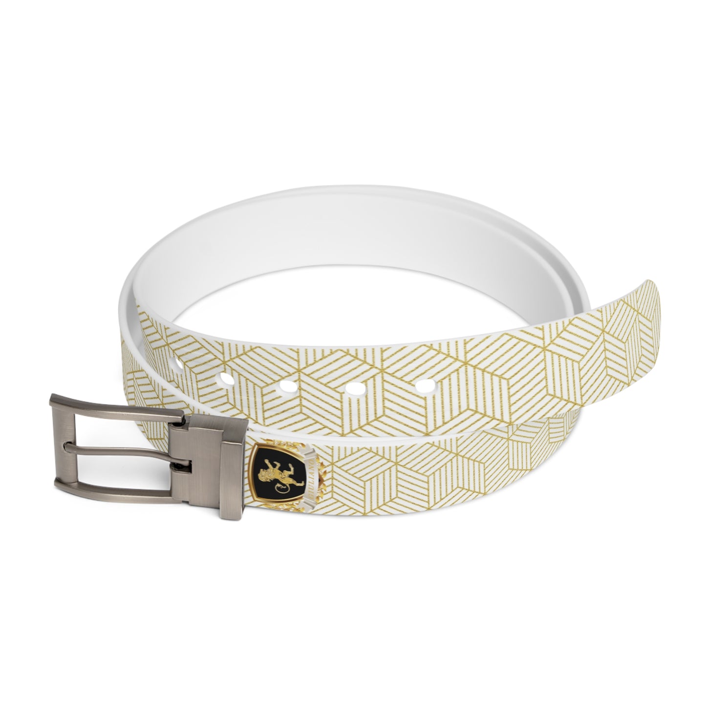 White Gold Thermoplastic Polyurethane Belt