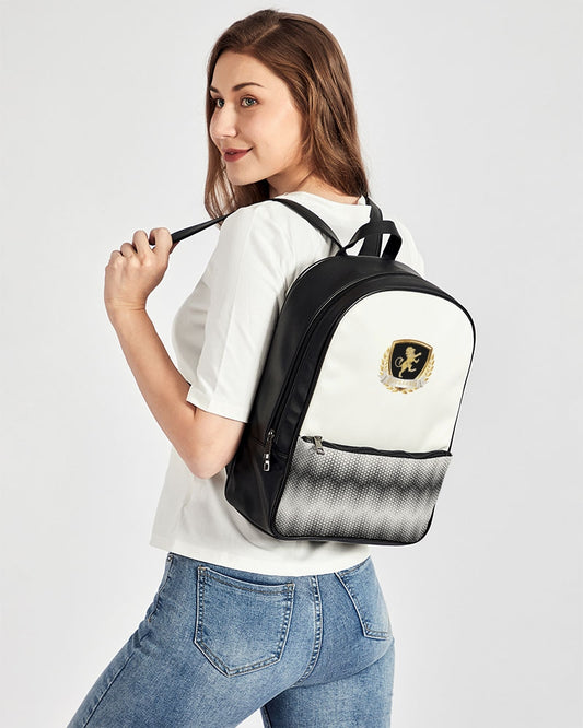Black Ice Classic Faux Leather Backpack
